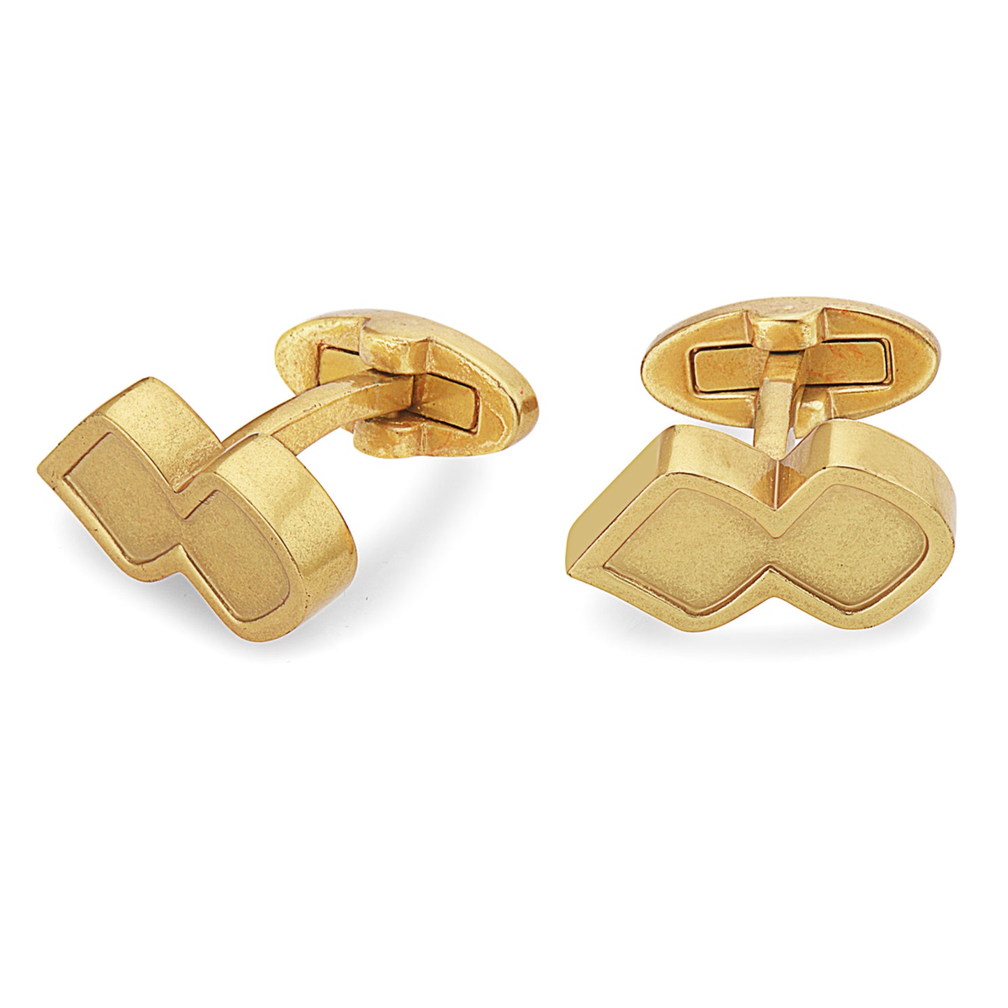 Never Alone Cufflink Gold