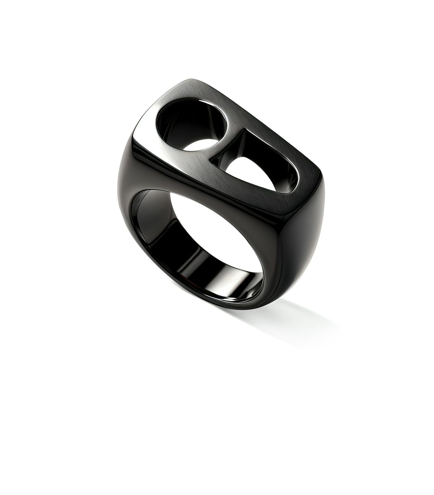Brushed Black Ring