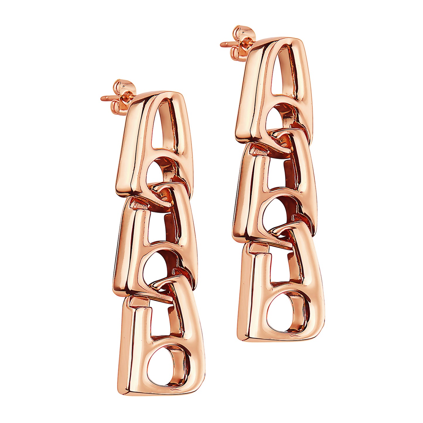 Unity Earrings Rose Gold