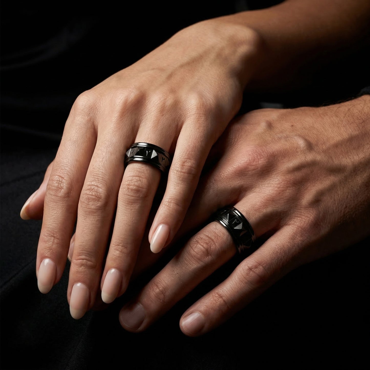 Luna Luck Ring - Black
