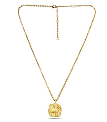 Zodiac Sign Necklace Taurus