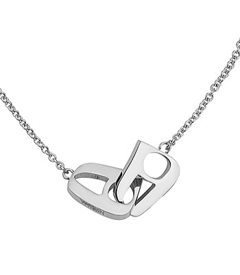 Love Lock Necklace Steel