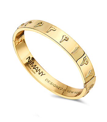 Numbers Bracelet Yellow Gold - NIMANY Studio