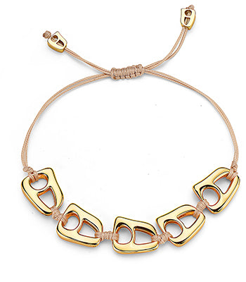 Hollywood Bracelet Gold/Beige - NIMANY Studio