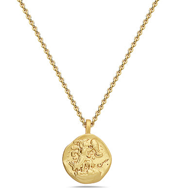 Zodiac Sign Necklace Aquarius