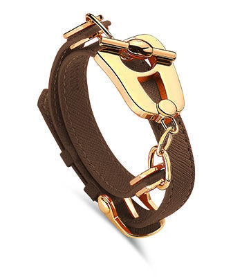 Paris Bracelet - Gold/Brown