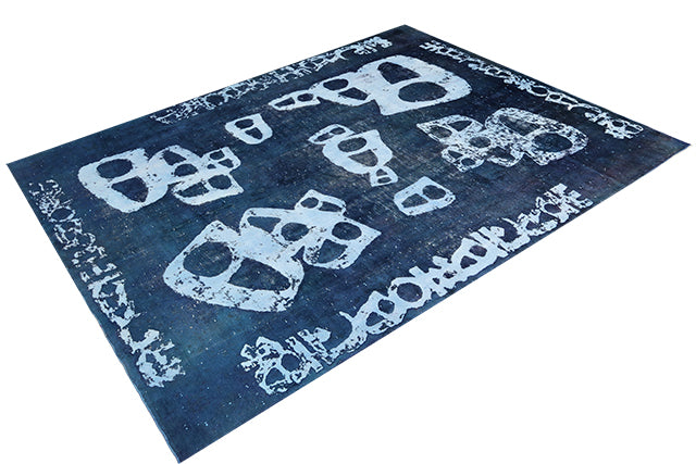 Navy Luna Vintage Rug