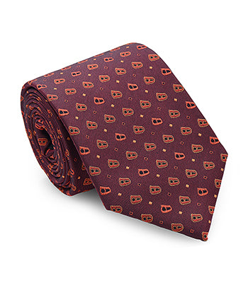 Bordeaux Shades Tie - NIMANY Studio