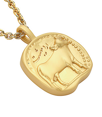 Zodiac Sign Necklace Taurus