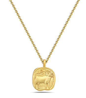 Zodiac Sign Necklace Taurus