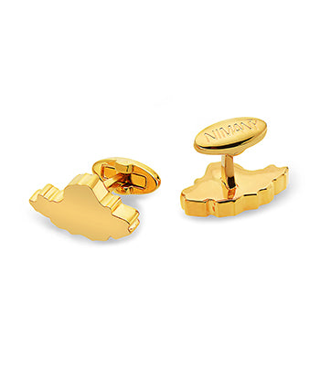 Country Cufflink Gold - NIMANY Studio