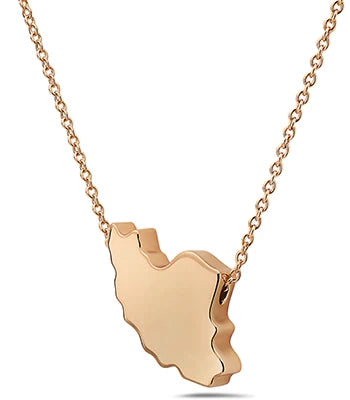 Outland Necklace Plain RoseGold