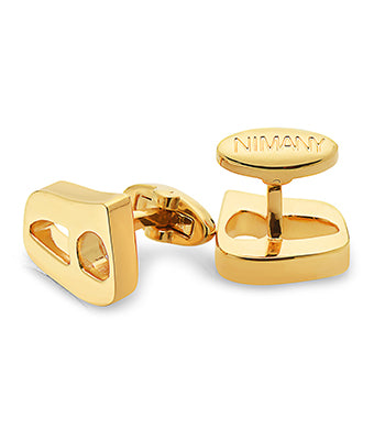 Luna Cufflink Gold - NIMANY Studio