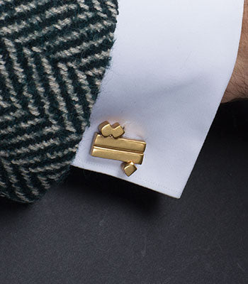 Country Line Cufflink Gold - NIMANY Studio
