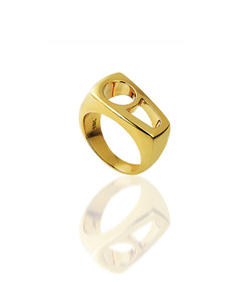 Solid 18K Gold Ring - NIMANY Studio