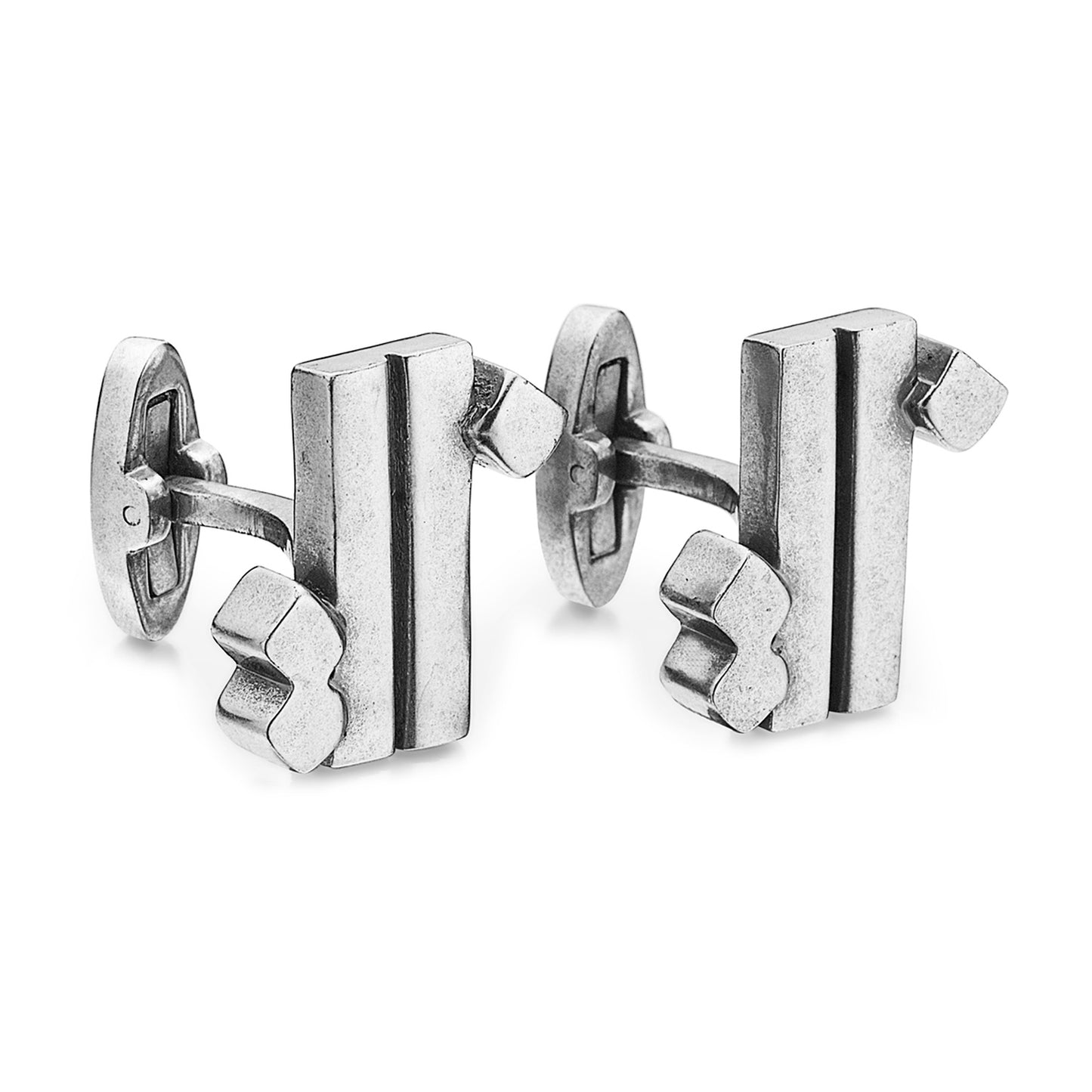 Country Line Cufflink Steel