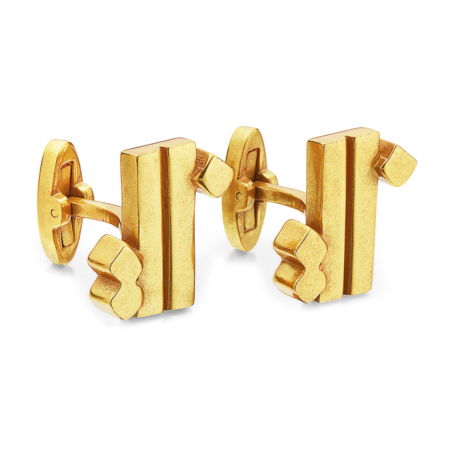 Country Line Cufflink Gold