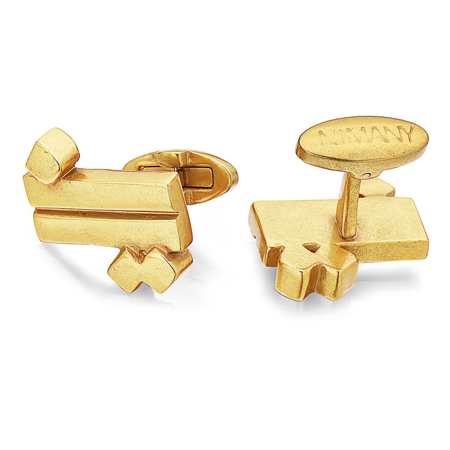 Country Line Cufflink Gold