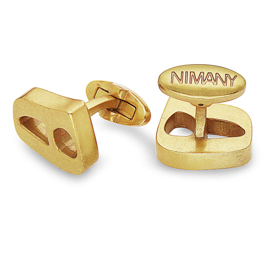 Luna Cufflink Gold