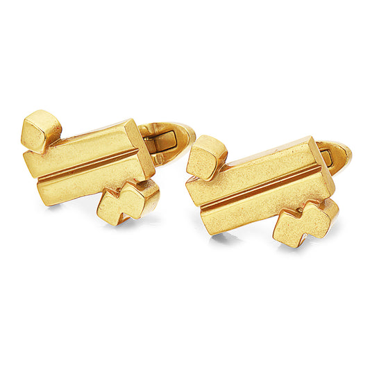 Country Line Cufflink Gold