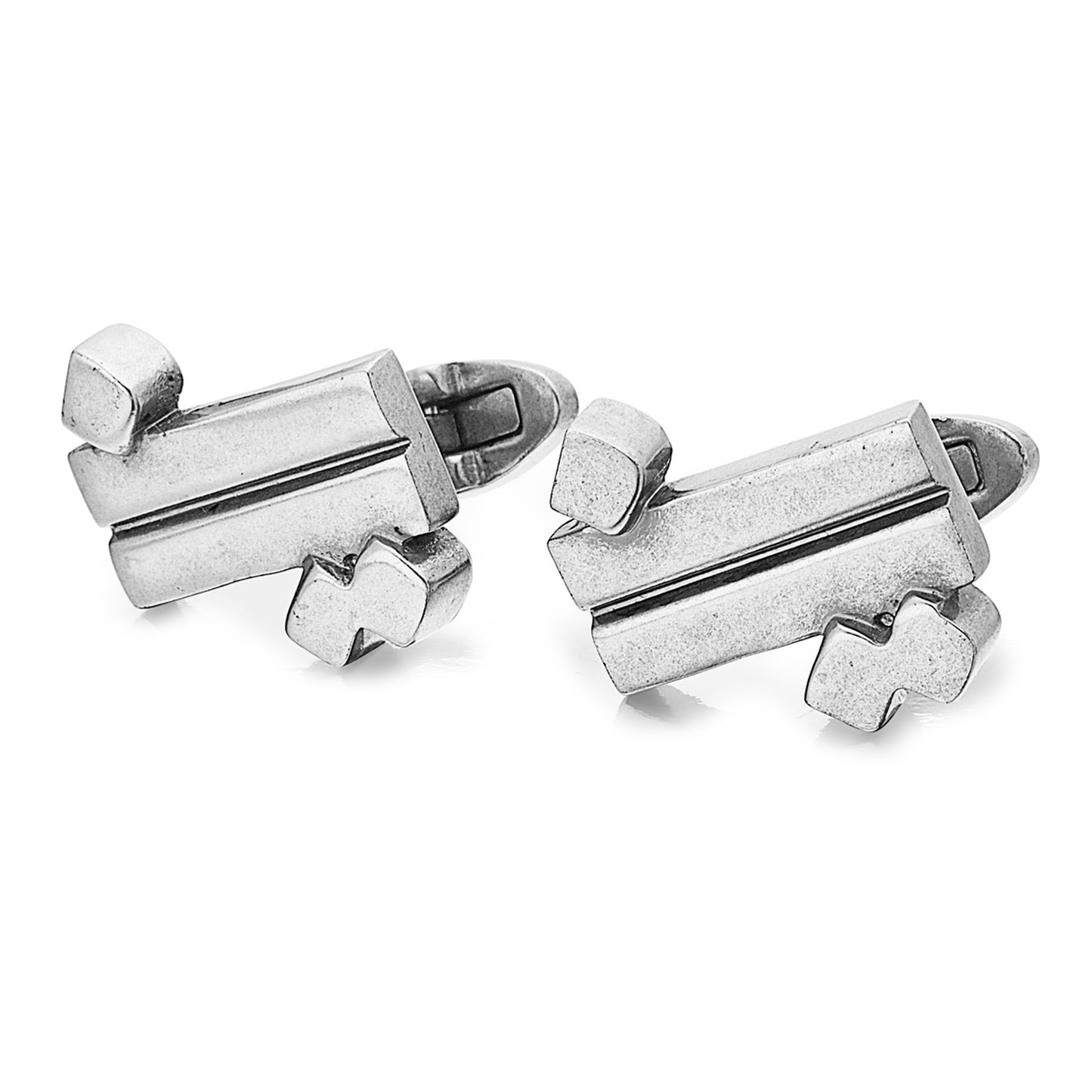 Country Line Cufflink Steel
