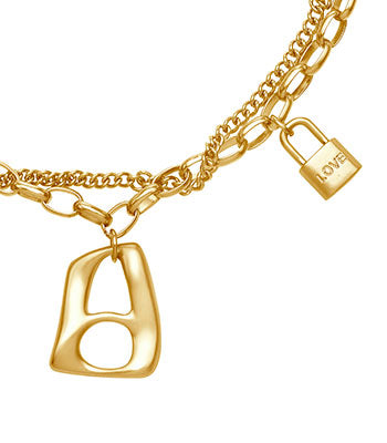 Love Story Necklace (Gold)