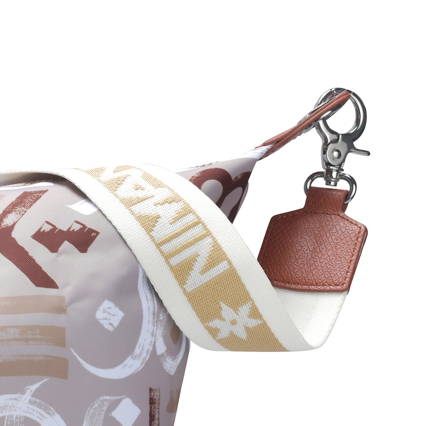 Graffiti Khaki Tote Bag