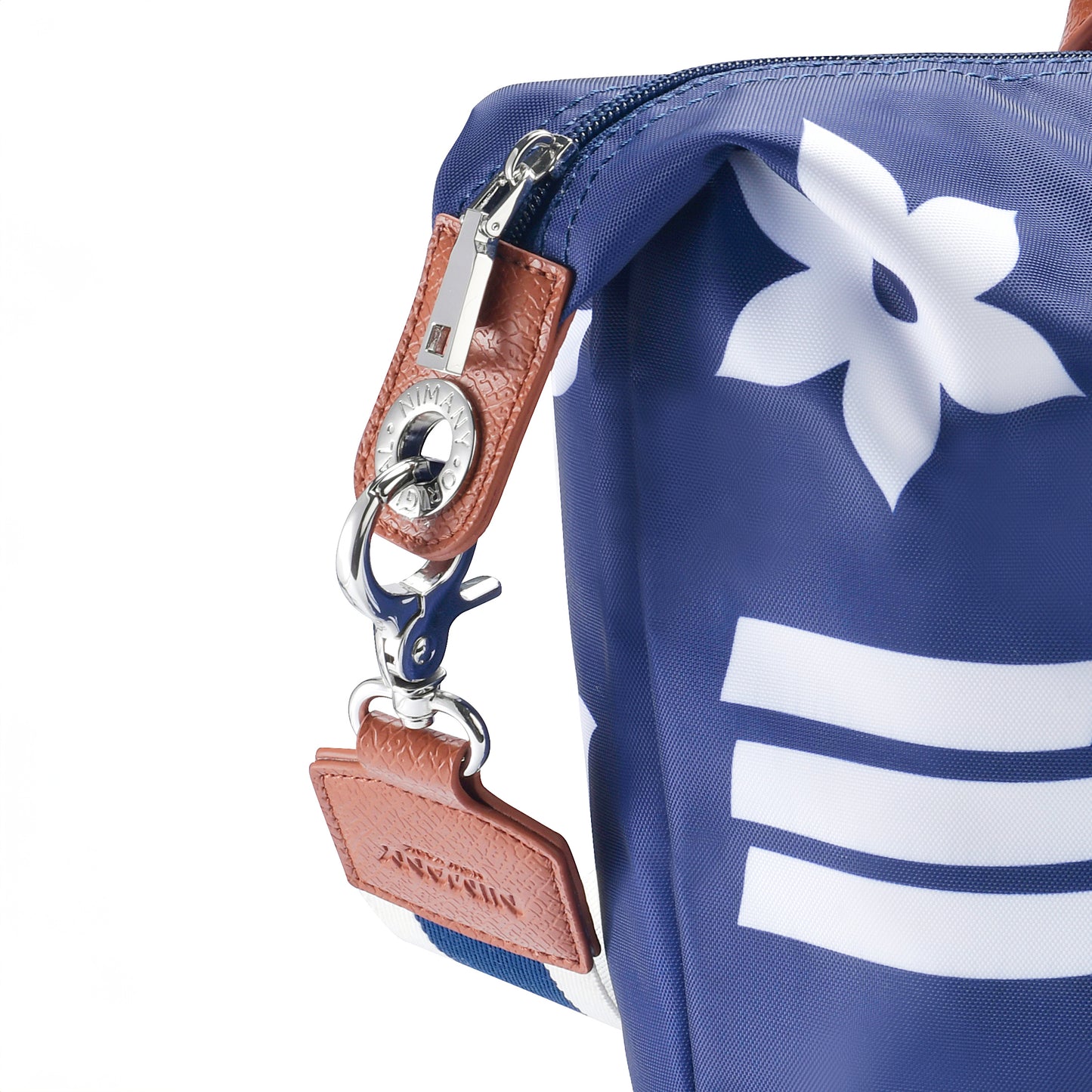Monogram II Navy Tote Bag