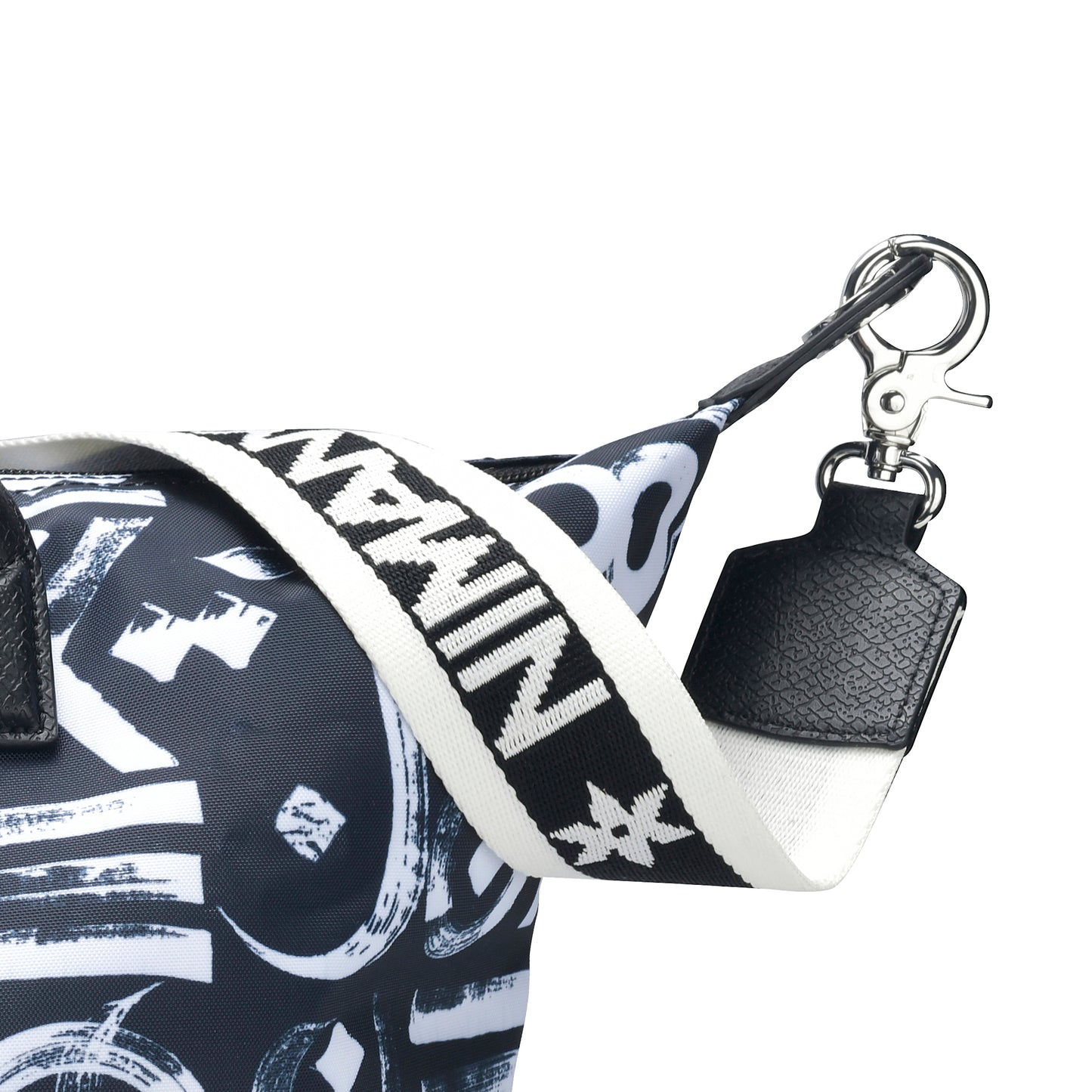 Graffiti Black Tote Bag