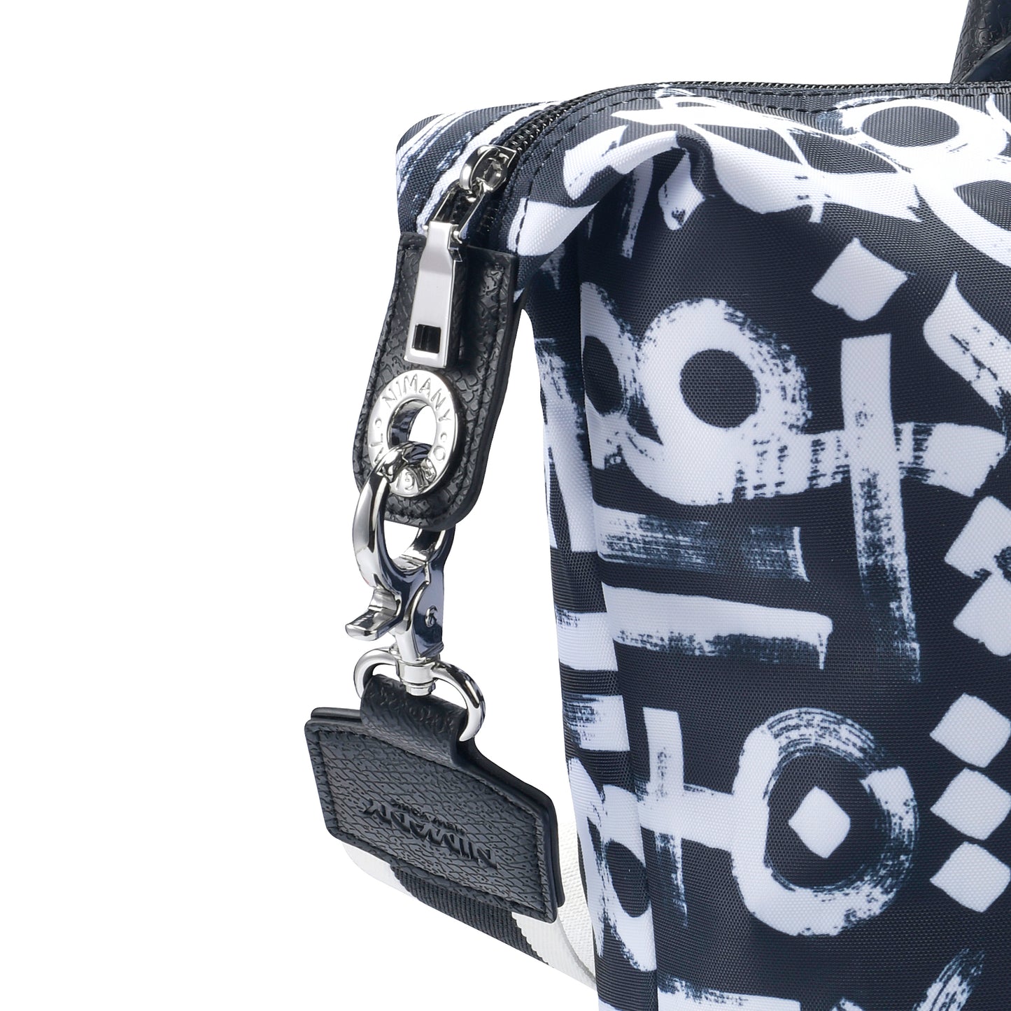Graffiti Black Tote Bag
