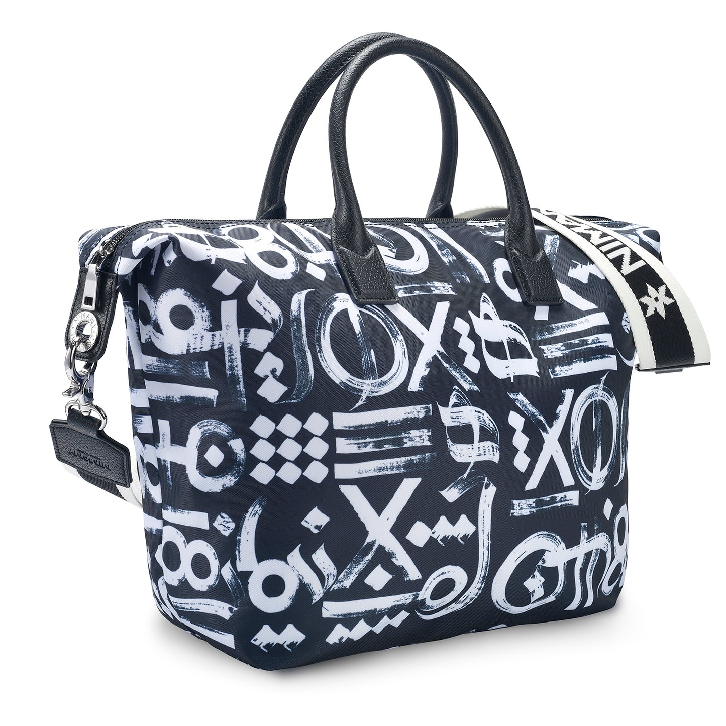 Graffiti Black Tote Bag