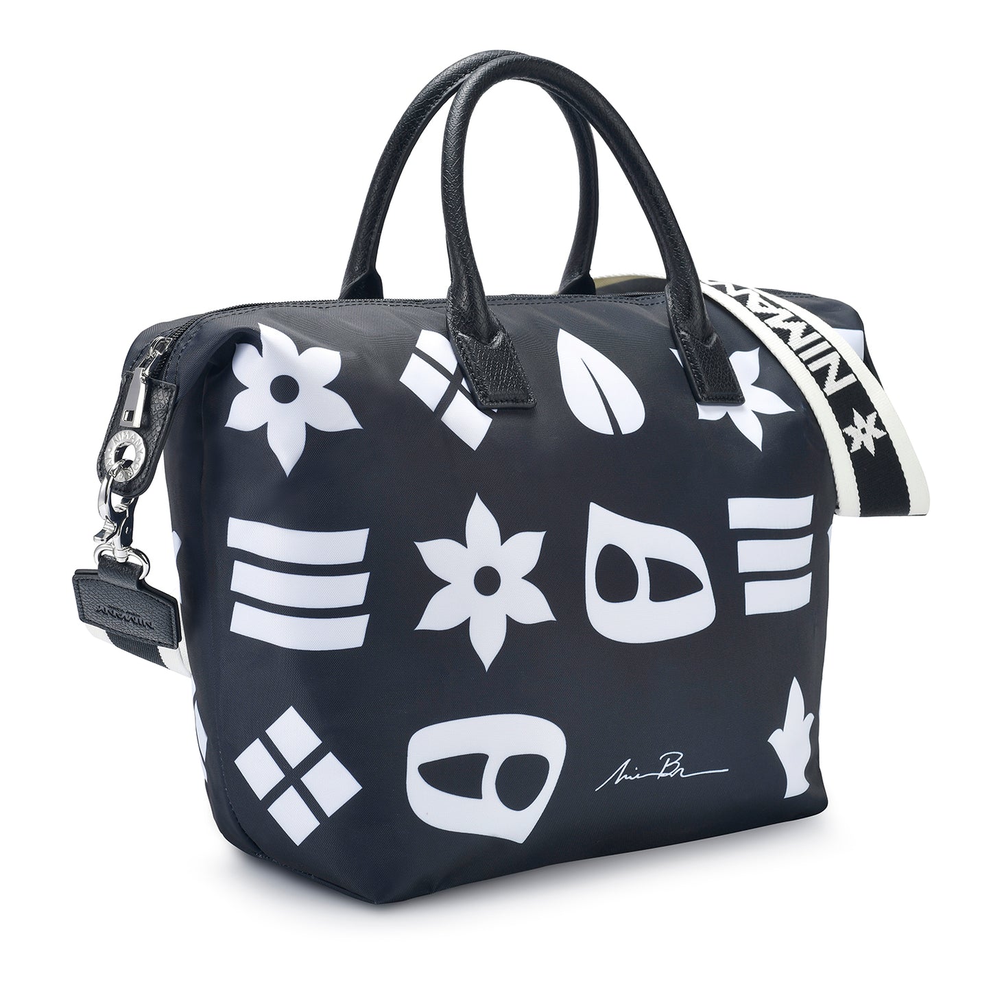 Monogram II Black Tote Bag