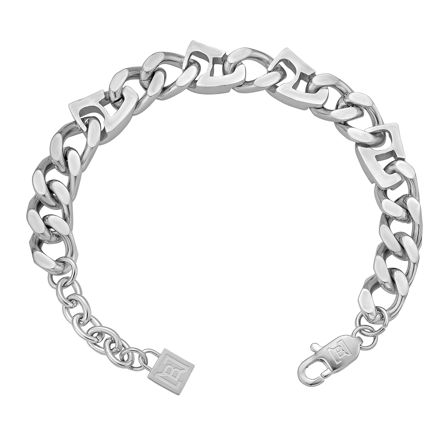 Curb Chain Bracelet - Steel