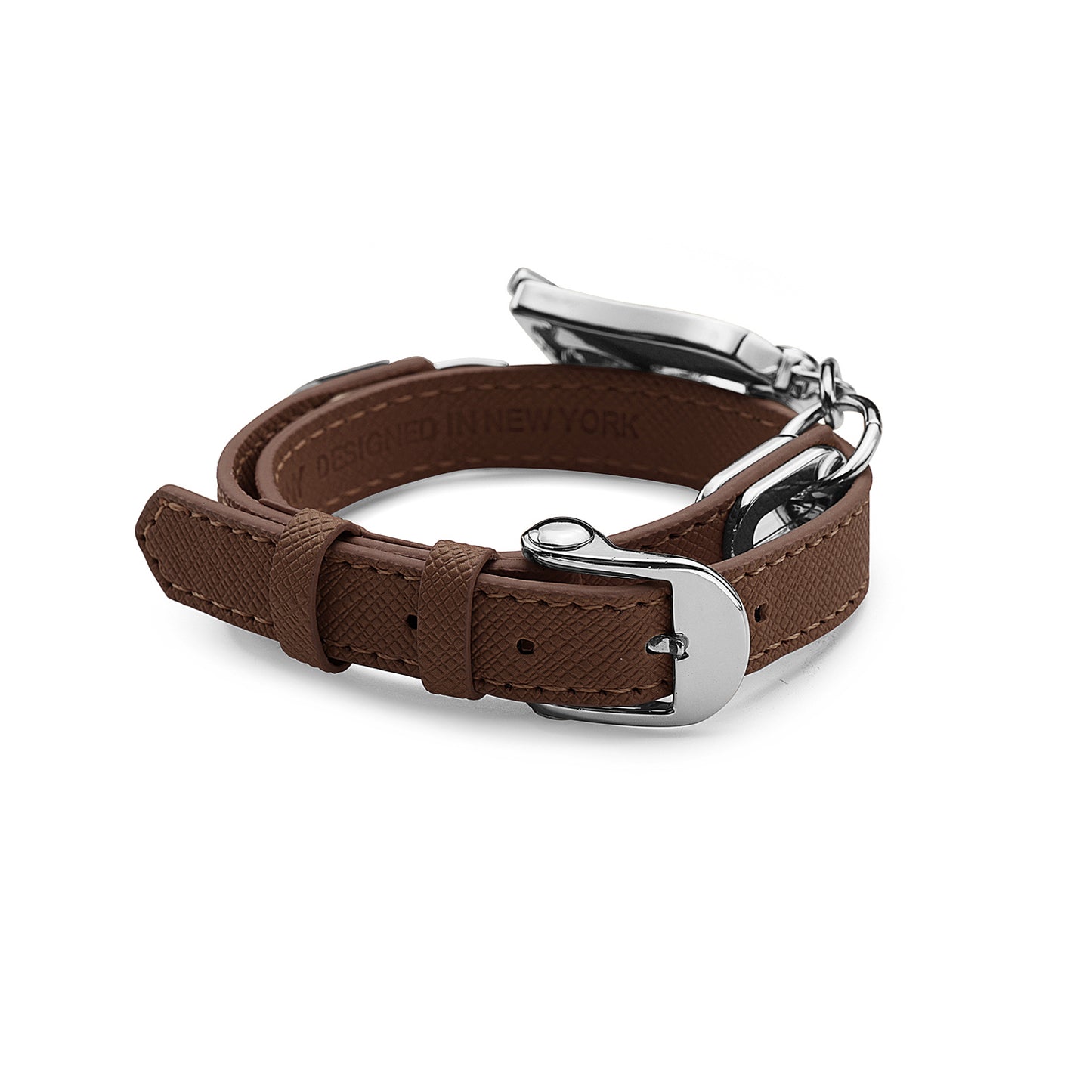 Paris Bracelet - Silver/Brown