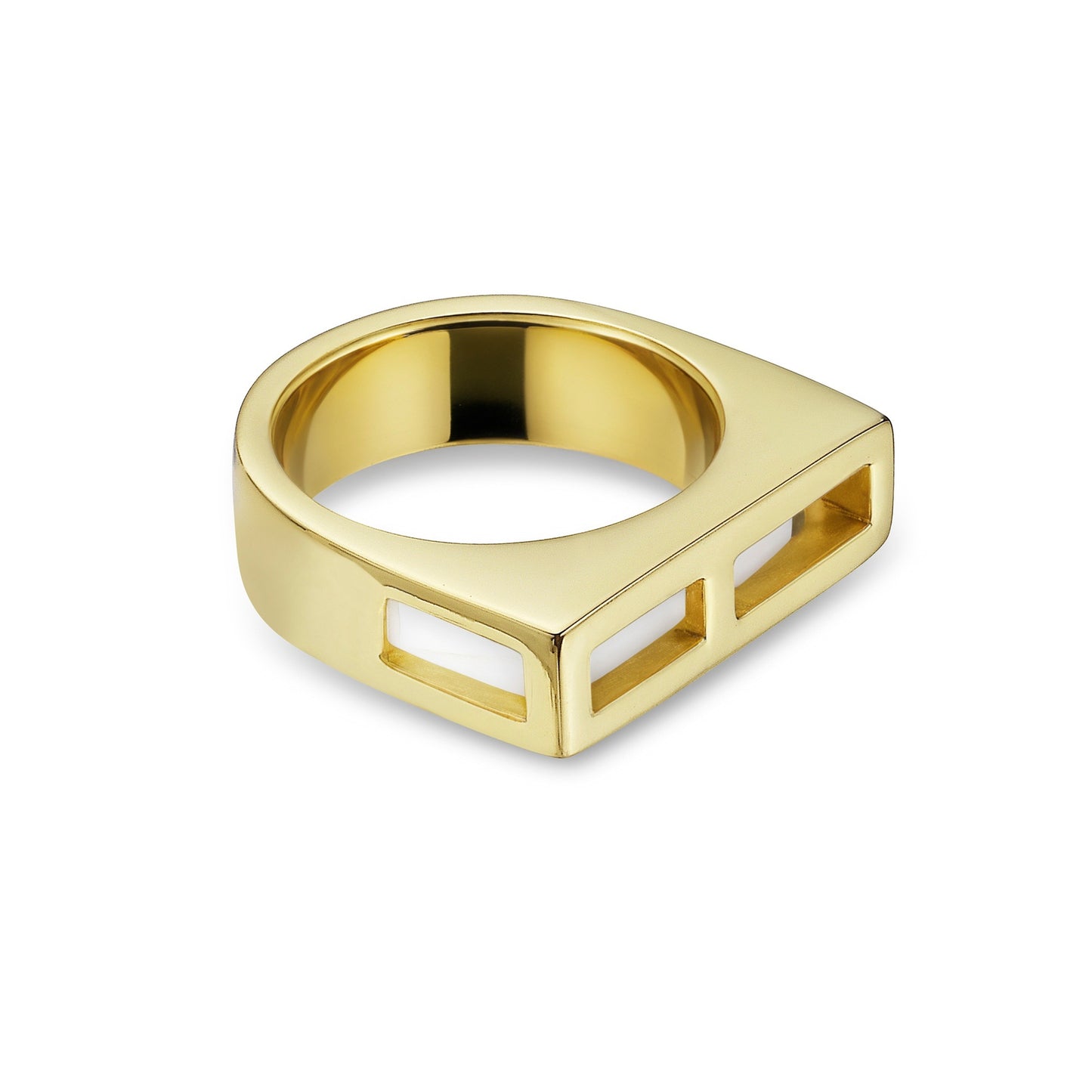 Luna Flat Ring Gold