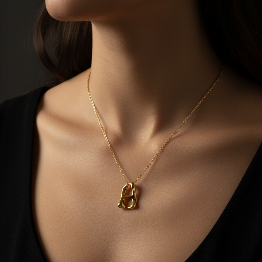 Mini Adore Flow Necklace Gold