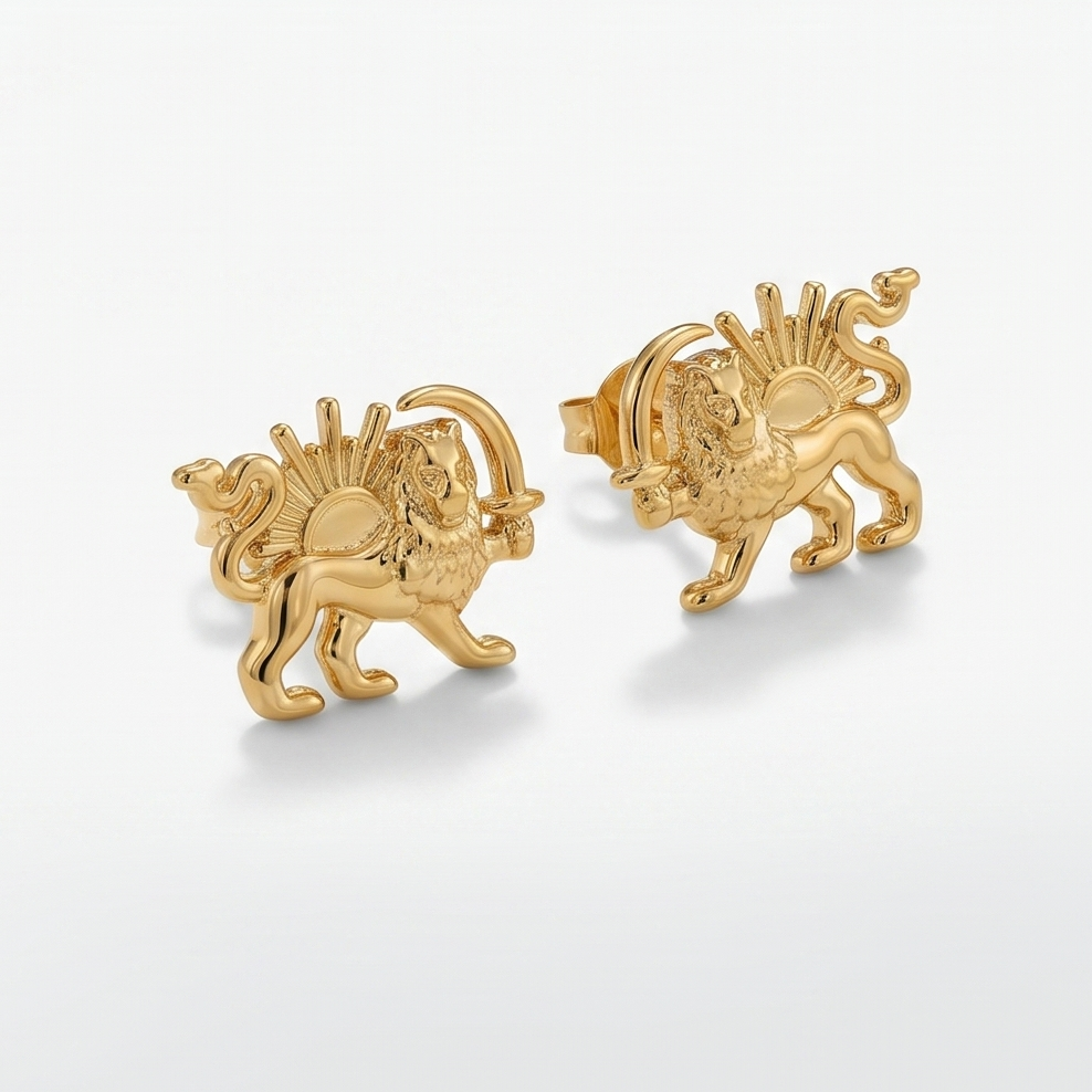 LionSun Earring Gold