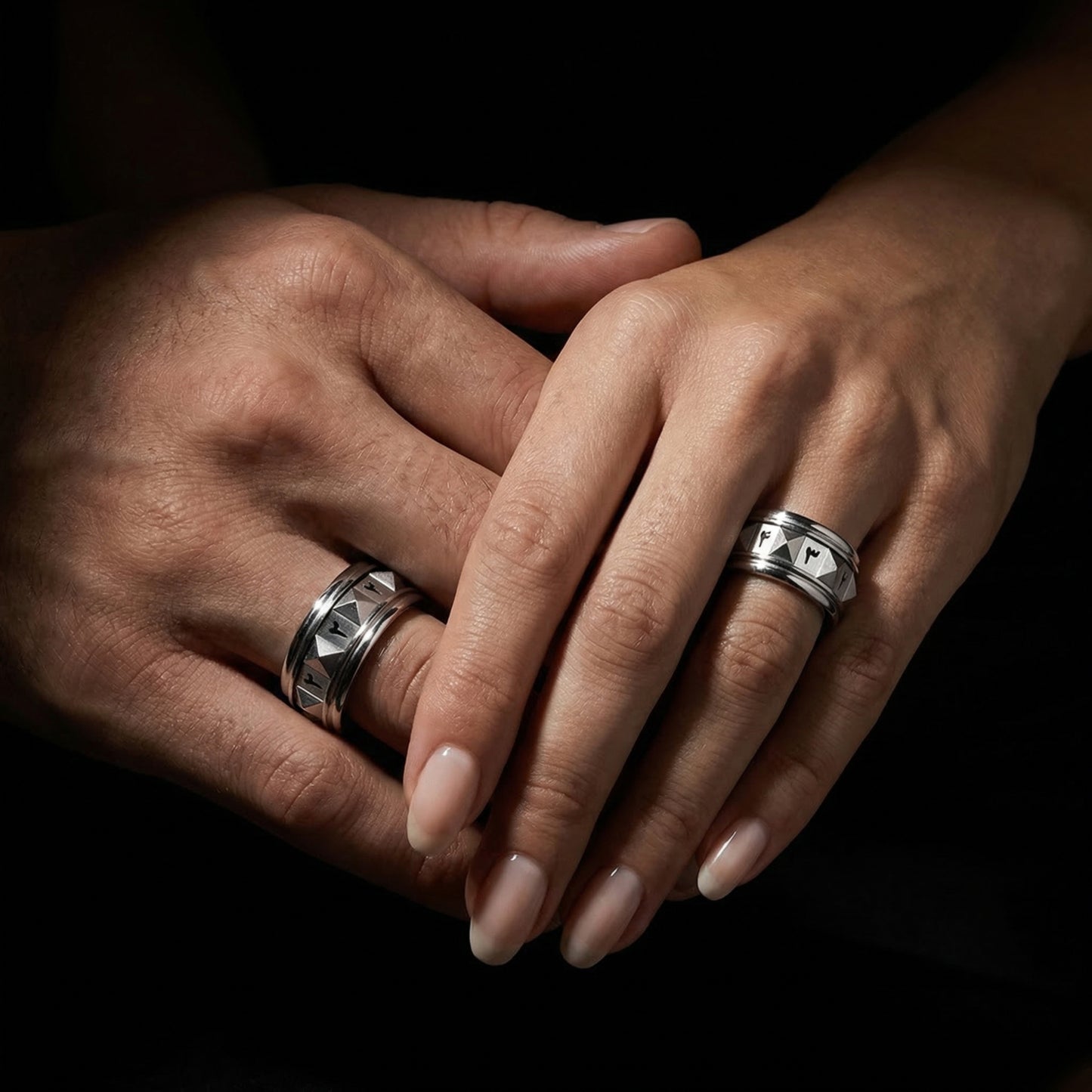 Luna Luck Ring Unisex - Steel