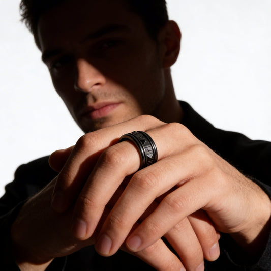 Luna Luck Ring - Black