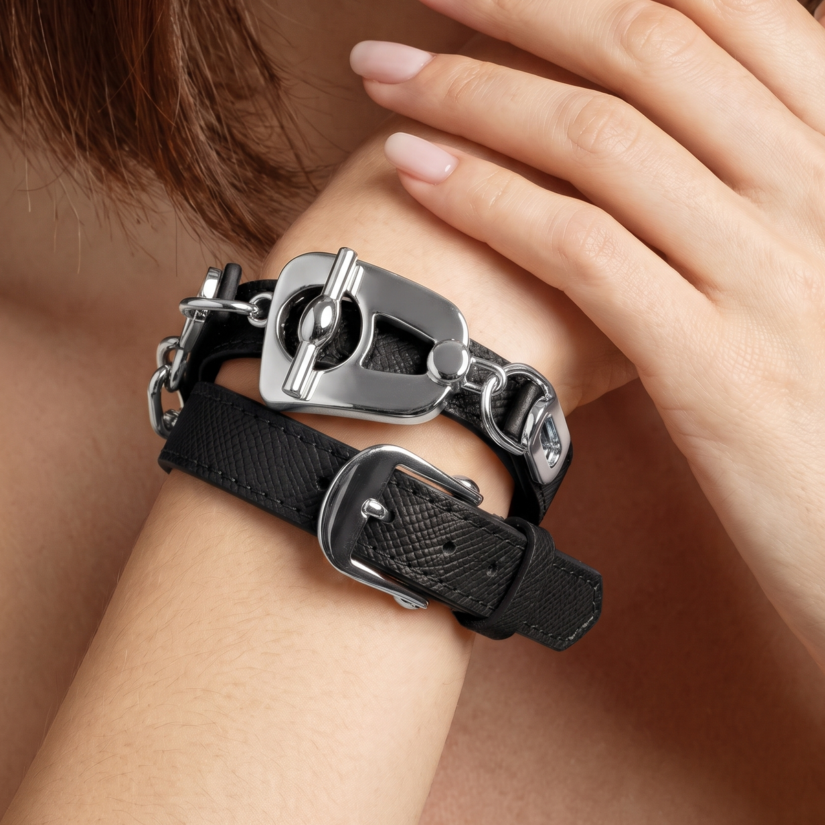 Paris Bracelet - Silver/Black - NIMANY Studio