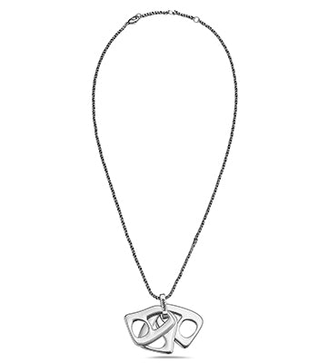 Combat Necklace Vintage Silver