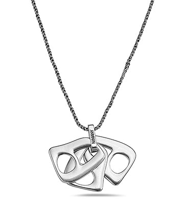Combat Necklace Vintage Silver