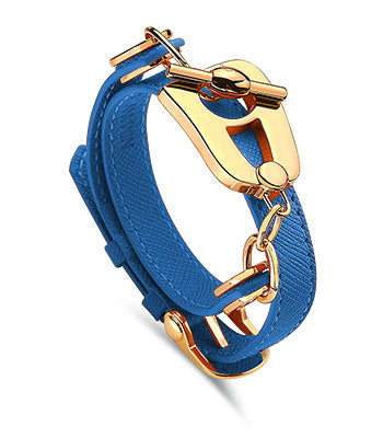 Paris Bracelet - Gold/Light Blue