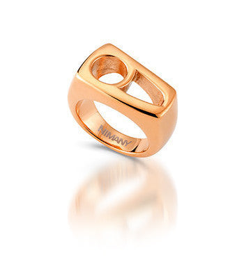 Polished Rose Gold-Plated Ring