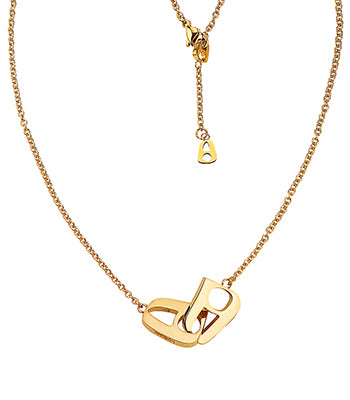 Love Lock Necklace Yellow Gold