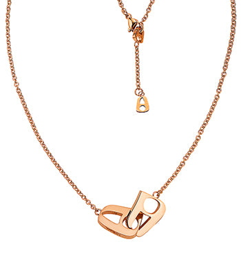 Love Lock Necklace Rose Gold