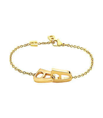 Love lock Bracelet Yellow Gold - NIMANY Studio