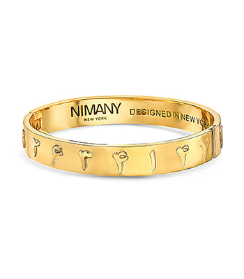 Numbers Bracelet Yellow Gold - NIMANY Studio