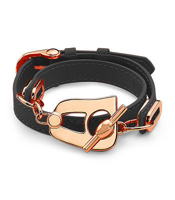 Paris Bracelet - Rose Gold/Black