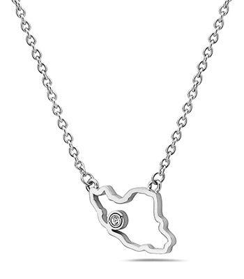 Outland Line Necklace Steel